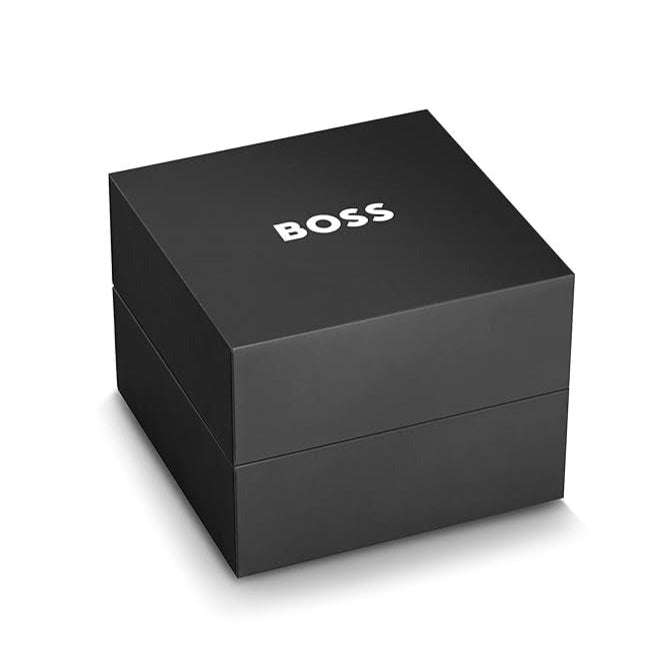 Hugo Boss 1514049 Gregor Chronograph Men's Watch – Black Dial & Black Leather Strap