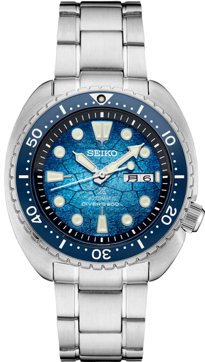 Seiko Prospex US Special Edition Automatic Blue Dial Silver Steel Strap Watch for Men - SRPH59
