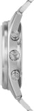 Emporio Armani Racer Chronograph Green Dial Silver Steel Strap Watch for Men - AR11637