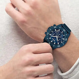 Hugo Boss 1513919 Admiral Chronograph Men's Watch – Blue Dial & Blue Nylon Strap