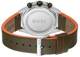 Hugo Boss 1514018 Cloud Chronograph Men's Watch – Olive Green Dial & Green Leather Strap