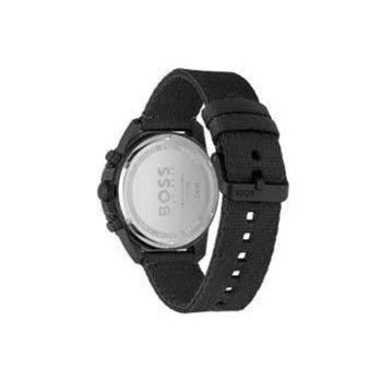 Hugo Boss 1513918 Admiral Chronograph Men's Watch – Black Dial & Black Nylon Strap