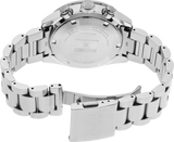 Seiko Prospex US Special Edition Speedtimer Solar Chronograph Red Dial Silver Steel Strap Watch for Men - SSC927