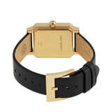 Tory Burch Robinson White Dial Black Leather Strap Watch for Women - TBW1504