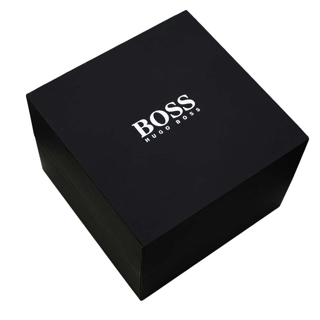 Hugo Boss 1514055 Troper Chronograph Men's Watch – Black Dial & Black Leather Strap