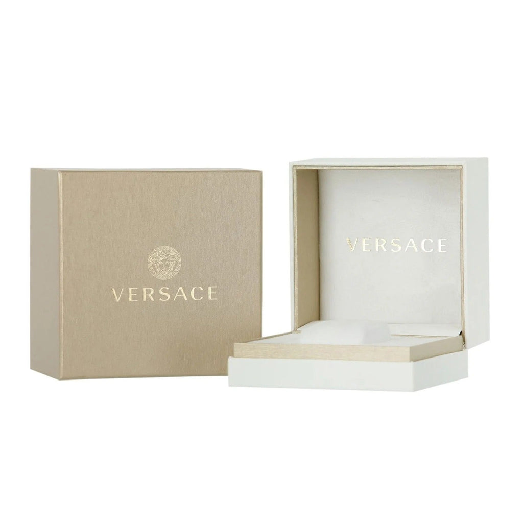 Versace Virtus Quartz Gold Dial Gold Steel Strap Watch for Women - VEHU00720