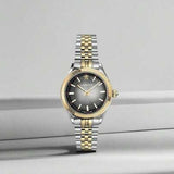 Versace Hellenyium Grey Dial Two Tone Steel Strap Watch for Women - VEHU00520