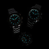 Seiko Prospex Speedtimer Solar Chronograph Black Dial Silver Steel Strap Watch for Men - SSC941