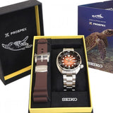 Seiko Prospex US Special Edition King Turtle Automatic Brown Dial Silver Steel Strap Watch for Men - SRPH55
