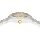 Versace DV One Mini White Dial White Ceramic Dial Watch for Women - VE9F00224