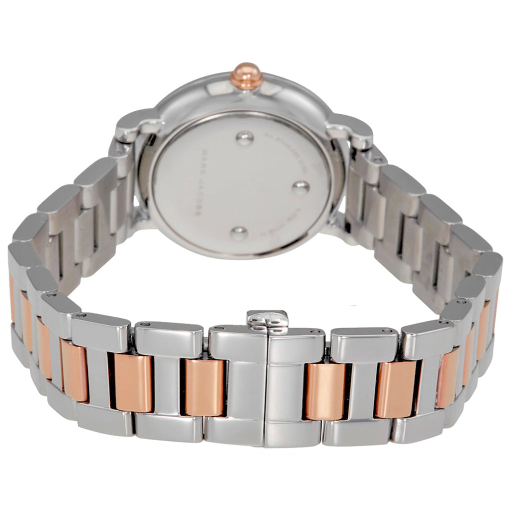 Marc Jacobs Roxy White Dial Two Tone Steel Strap Watch for Women - MJ3553