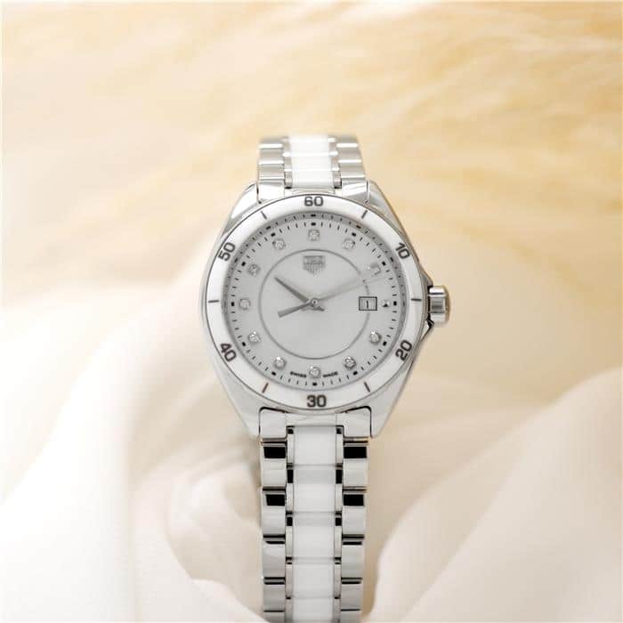 Tag Heuer Formula 1 Diamonds Women's Watch WBJ141AD.BA0974 – White Dial with Two-Tone Steel Strap