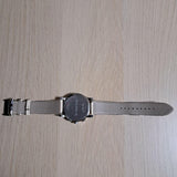 Burberry The City Nova White Dial Checked Leather Strap Watch for Men - BU9357