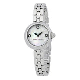 Marc Jacobs Courtney Mother of Pearl White Dial Silver Steel Strap Watch for Women - MJ3459