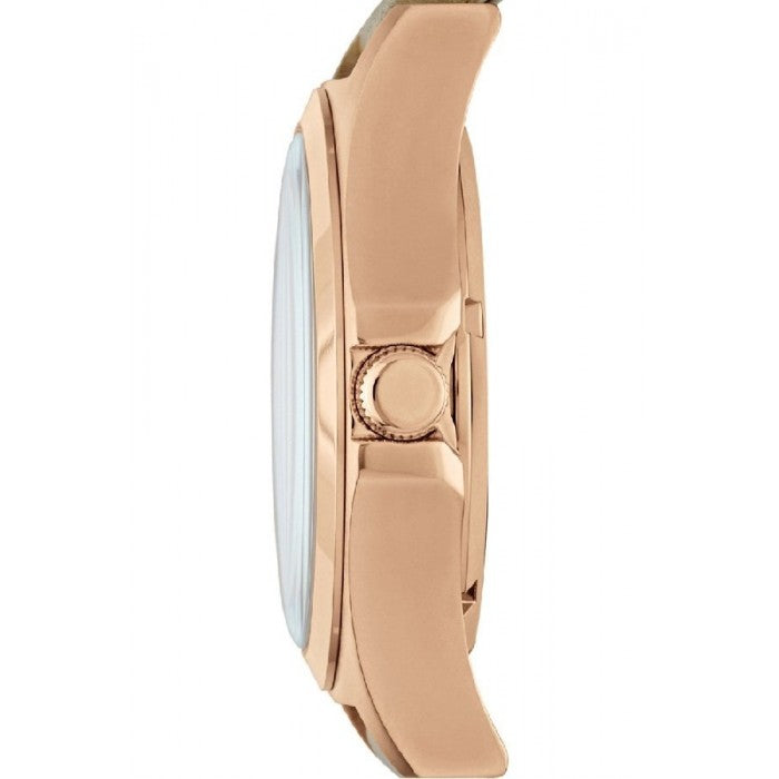 Marc Jacobs Henry Dinky Skeleton Beige Dial Beige Leather Strap Watch for Women - MBM1245