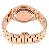 Marc Jacobs Tether Transparent Rose Gold Dial Rose Gold Steel Strap Watch for Women - MBM3414