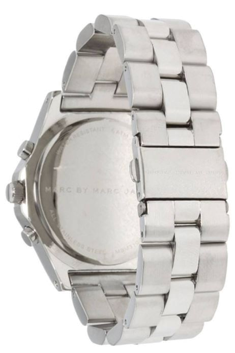 Marc Jacobs Blade White Dial SIlver Steel Strap Watch for Women - MBM3100