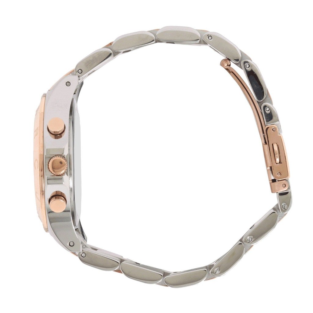 Marc Jacobs Blade Chronograph Silver Dial Two Tone Steel Strap Watch for Women - MBM3178