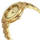 Marc Jacobs Marci Gold Dial Gold Steel Strap Watch for Women - MBM3174