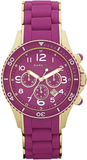 Marc Jacobs MBM2576 Rock Chronograph Women's Watch – Purple Dial & Purple Silicone Strap
