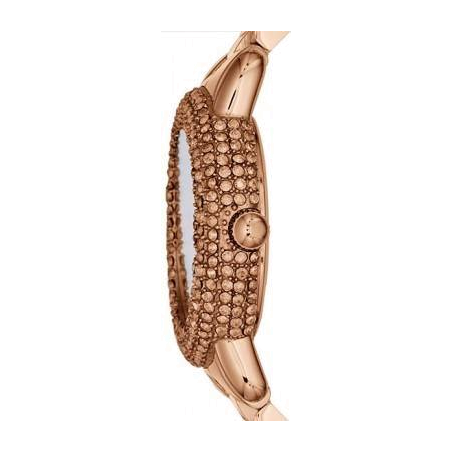 Marc Jacobs Marci Crystals Rose Gold Dial Rose Gold Steel Strap Watch for Women - MBM3192