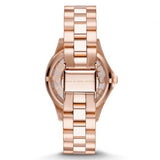 Marc Jacobs Henry Transparent Rose Gold Dial Rose Gold Steel Strap Watch for Women - MBM3339