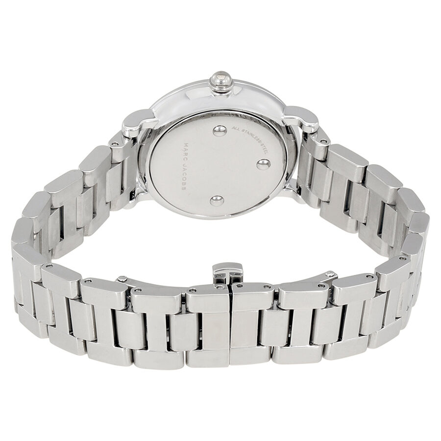 Marc Jacobs Roxy Pink Dial Silver Steel Strap Watch for Women - MJ3528
