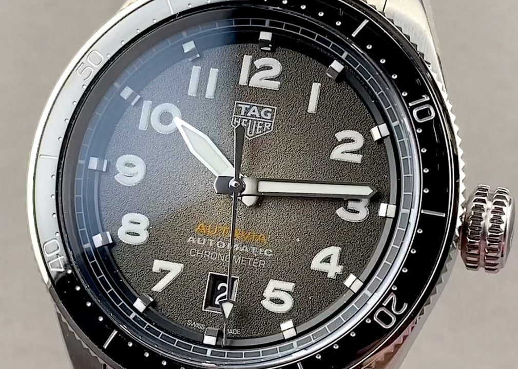 Tag Heuer Autavia Automatic Grey Dial Watch for Men - WBE5114.FC8266