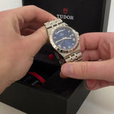 Tudor M28600-0005 Royal Automatic Men's Watch – Blue Dial & Silver Steel Strap