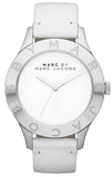 Marc Jacobs MBM1200 Blade Women's Watch – White Dial & White Leather Strap