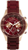 Marc Jacobs MBM2596 Rock Chronograph Women's Watch – Red Dial & Red Silicone Strap