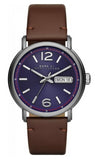 Marc Jacobs MBM5078 Fergus Men's Watch – Blue Dial & Brown Leather Strap