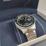 Maserati R8853140005 SFIDA Chronograph Men's Watch – Black Dial & Silver Steel Strap