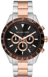 Michael Kors MK8913 Layton Chronograph Men's Watch – Black Dial & Two-Tone Steel Bracelet