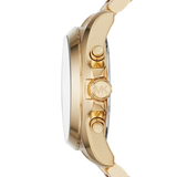 Michael Kors Bradshaw Gold Dial Two Tone Steel Strap Watch for Women - MK6359