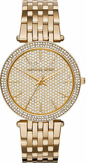 Michael Kors Darci Gold Dial Gold Steel Strap Watch for Women - MK3438