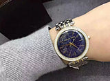 Michael Kors Darci Quartz Blue Dial Two Tone Steel Strap Watch For Women - MK3401