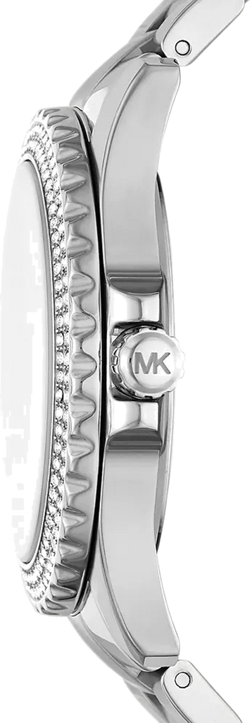 Michael Kors Everest Three hand Silver Dial Silver Steel Strap Watch For Women - MK7403