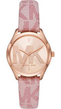Michael Kors MK2879 Jaycie Quartz Women's Watch – Rose Gold Dial & Pink Leather Strap