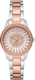 Michael Kors MK6894 Layton Three-Hand Quartz Women's Watch – Pink Dial & Two-Tone Steel Strap