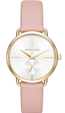Michael Kors MK2659 Portia Quartz Women's Watch – White Dial & Pink Leather Strap