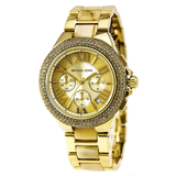 Michael Kors Camille Gold Dial Gold Steel Strap Watch for Women - MK5902