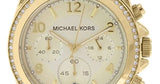 Michael Kors Blair Gold Dial Two Tone Steel Strap Watch for Women - MK6094