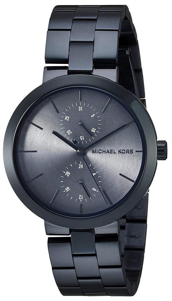 Michael Kors Garner Chronograph Quartz Blue Dial Blue Steel Strap Watch For Women - MK6410