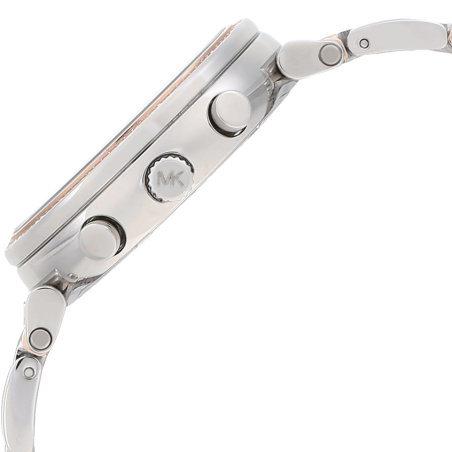 Michael Kors Sofie Chronograph Quartz White Dial Two Tone Steel Strap Watch For Women - MK6558