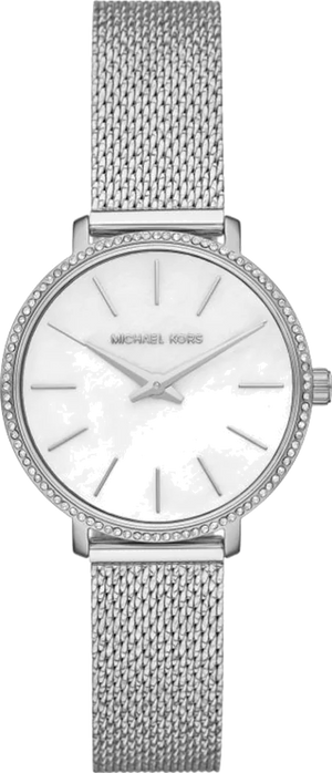 Michael Kors Pyper Quartz Mother of Pearl White Dial Silver Mesh Strap Watch For Women - MK4618