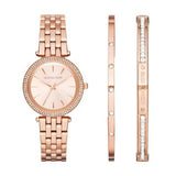 Michael Kors Darci Rose Gold Dial Rose Gold Steel Strap Watch for Women - MK3431