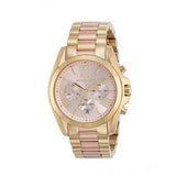 Michael Kors Bradshaw Gold Dial Two Tone Steel Strap Watch for Women - MK6359