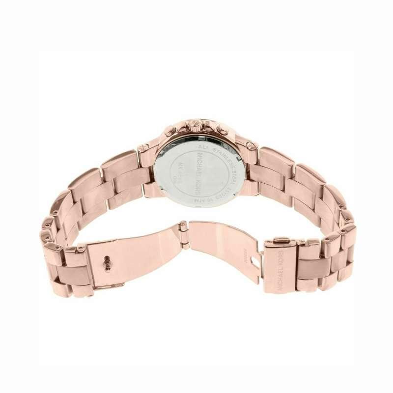 Michael Kors Dylan Rose Gold Rose Gold Steel Strap Watch for Women - MK5586