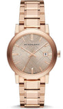 Burberry BU9034 The City Women’s Watch with Rose Gold Dial & Matching Stainless Steel Strap